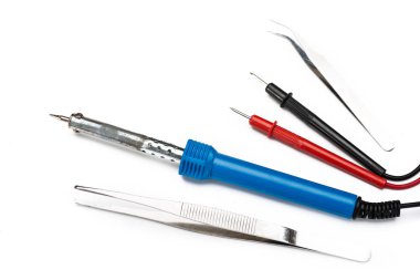 Havya ve beyaz arka plan üzerinde izole araçları