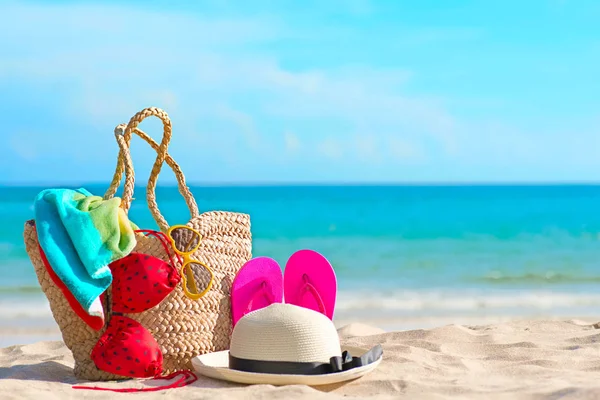 Strandtillbehör Sand — Stockfoto