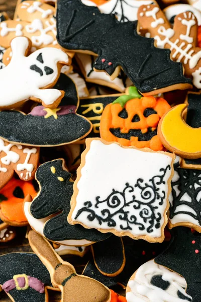 Homemade Halloween Cookies Festive Food — Stock Photo, Image