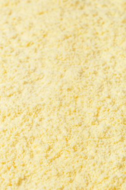 Gıda arka planını sarı mısır unu