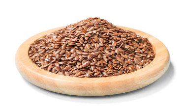 Beyaz, keten tohumu (büyük tilt shift lens ile çekilen alan derinliği,)