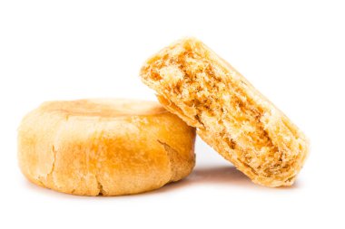 turta beyaz arka plan üzerinde izole rousong ile