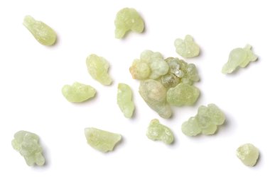 Kraliyet yeşil Hojari beyaz, en iyi görünüm izole buhur