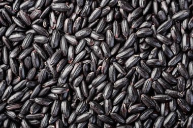 Gıda arka plan siyah pirinç