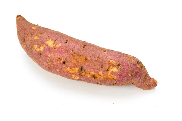 Red Sweet Potato Isolated White Background — Stock Photo, Image