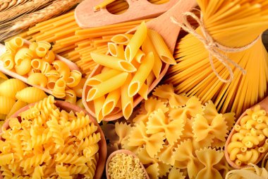 pişmemiş makarna, ham İtalyan Makarna