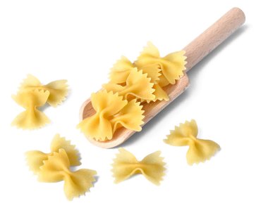 ahşap kürek pişmemiş makarna