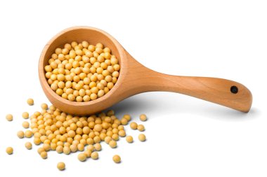 Beyaz, ham soya fasulyesi (büyük tilt shift lens ile çekilen alan derinliği,)