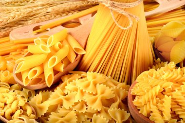 pişmemiş makarna, ham İtalyan Makarna