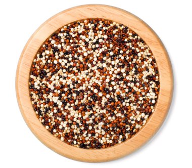 Beyaz, en iyi görünümü üzerinde ham quinoa