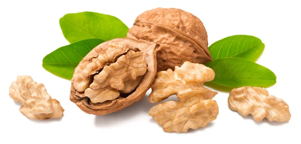 Agrietamiento Nueces Blanco — Foto de Stock