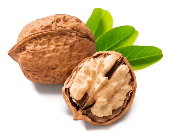 Agrietamiento Nueces Blanco — Foto de Stock