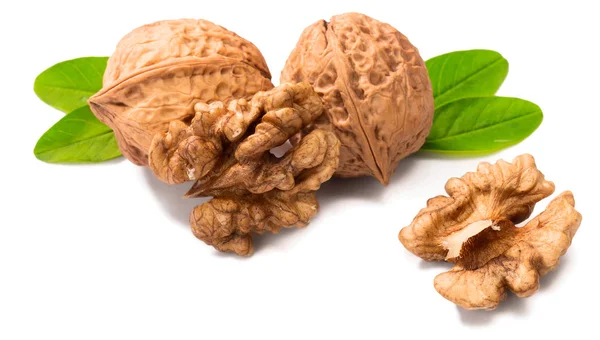 Agrietamiento Nueces Blanco — Foto de Stock