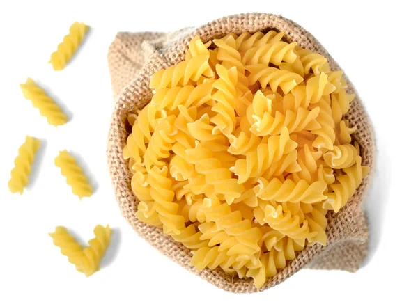 Pasta Fusilli Sin Cocer Saco — Foto de Stock