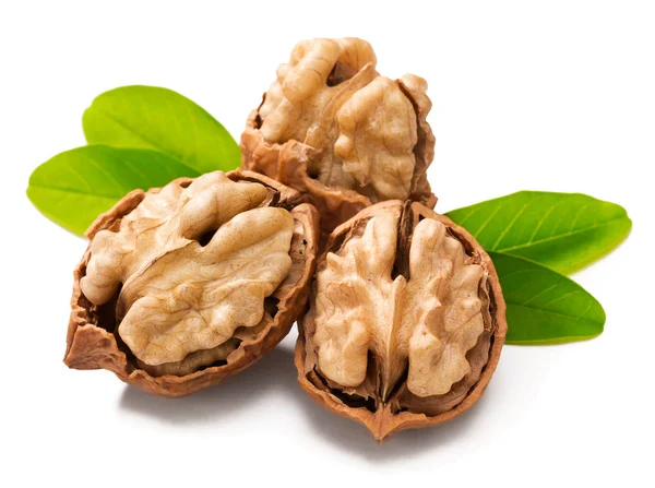 Agrietamiento Nueces Blanco — Foto de Stock