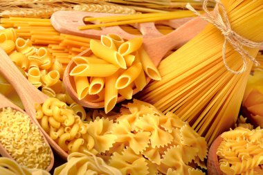 pişmemiş makarna, ham İtalyan Makarna