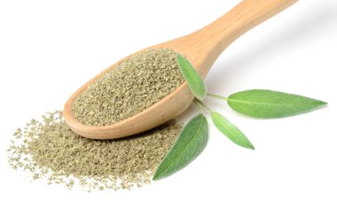 Beyaz arka plan üzerinde izole kurutulmuş ada çayı