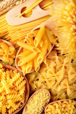 pişmemiş makarna, ham İtalyan Makarna