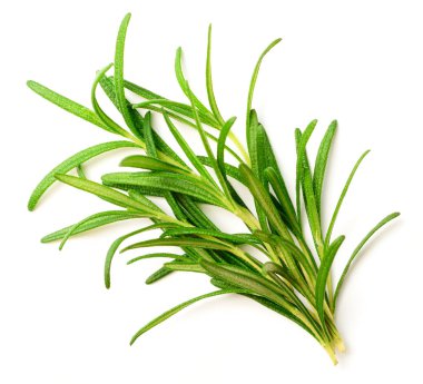 taze ot, beyaz arka plan üzerinde izole taze biberiye