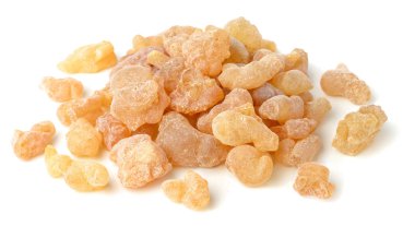 Pure Organic Frankincense Resin isolated on the white background clipart