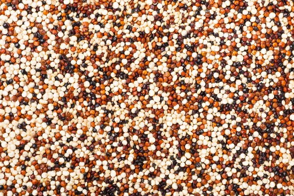 Fond Alimentaire Quinoa Non Cuit Vue Dessus — Photo