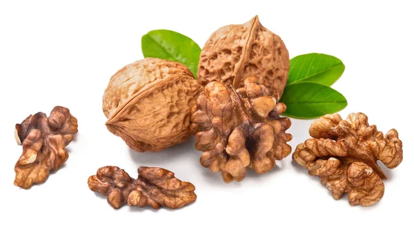 Agrietamiento Nueces Blanco — Foto de Stock