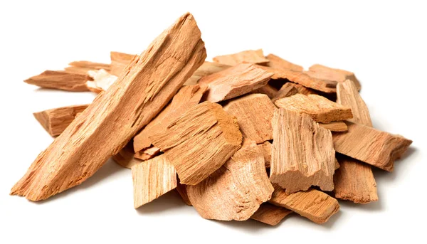 Close Sandalwood Isolatd White Background — Stock Photo, Image