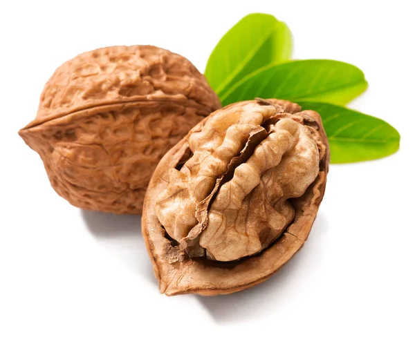 Agrietamiento Nueces Blanco — Foto de Stock