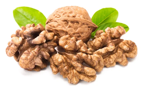 Agrietamiento Nueces Blanco — Foto de Stock