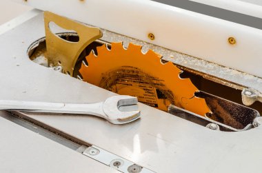 Ağaç işleme, ayarlanabilir daire testere, İngiliz anahtarı