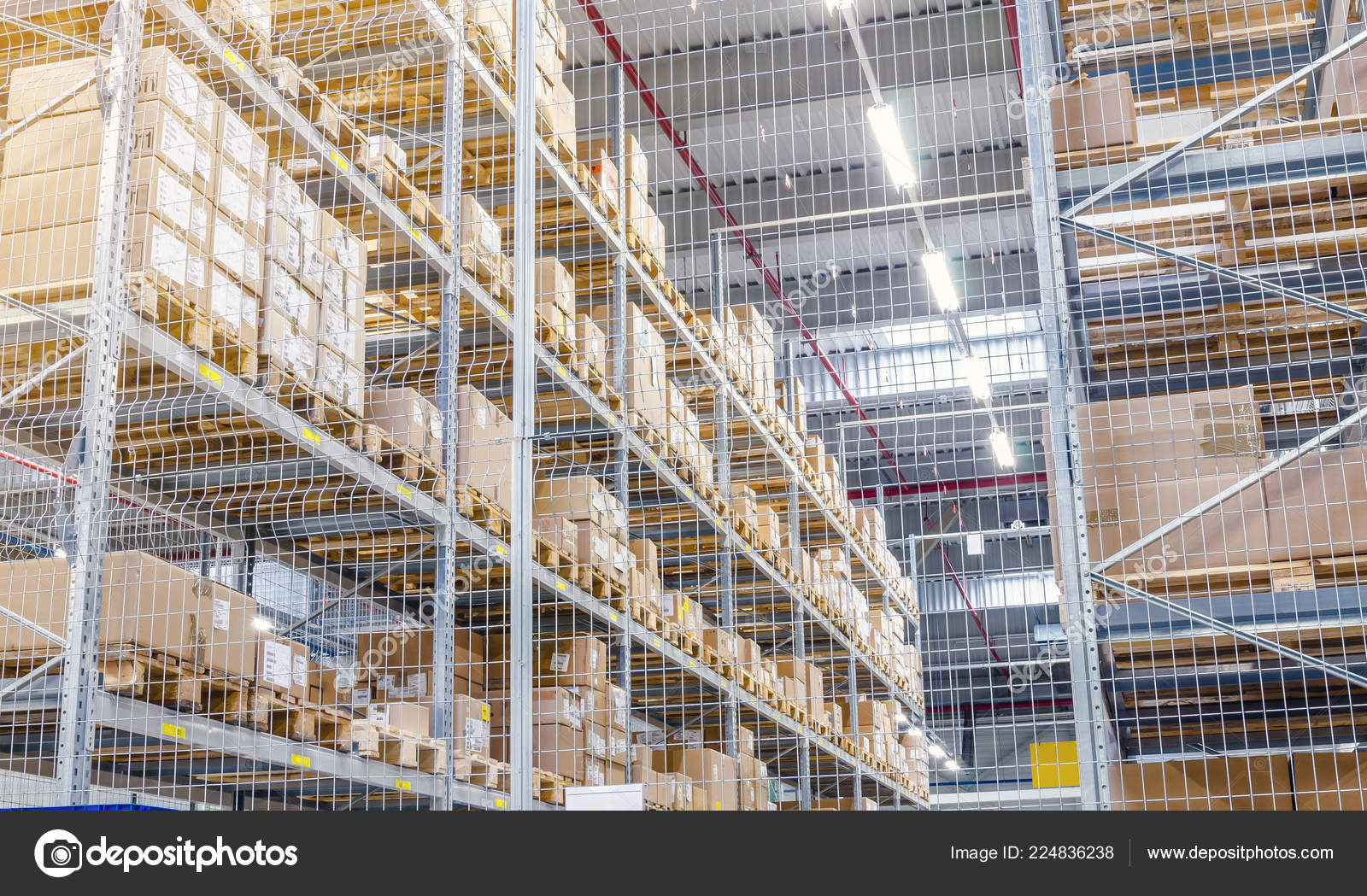 Storage industrial steel mesh, except reinforcing