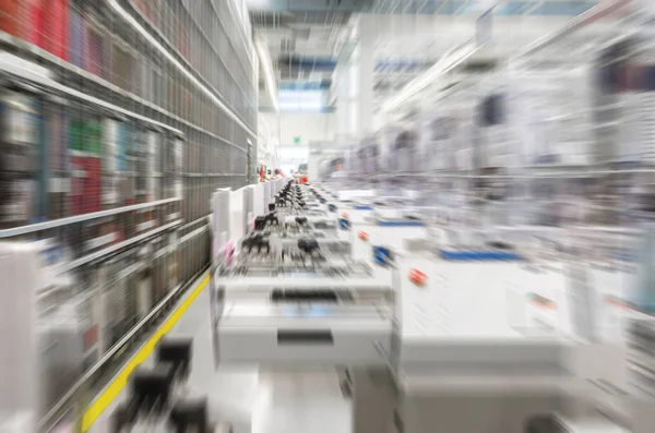 Máquinas Produção Instaladas Uma Empresa Industrial Produção Cabos Para Indústria — Fotografia de Stock