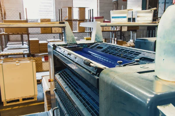 Shaft Paint Printing Machine — Stock Photo, Image