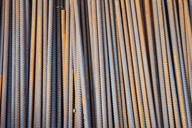 Takviye barlar arka plan dokulu. Metal takviye.