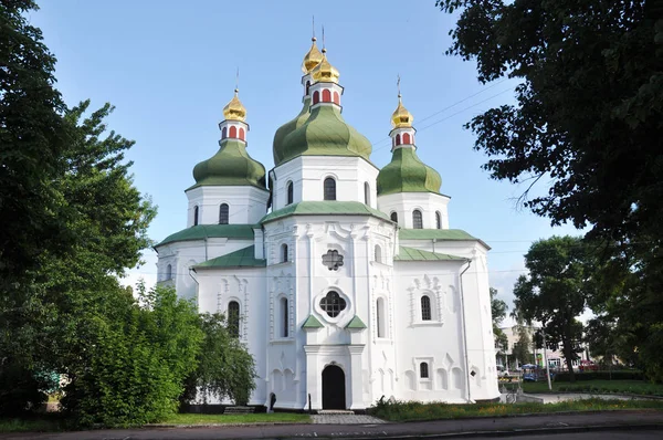 Nizhyn Ucrania Enero 2019 Iglesia San Nicolás Nizhyn Barroco Ucraniano —  Fotos de Stock