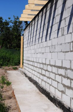 Temel su yalıtımı, buhar bariyer. İnşaat beton yolu ile su yalıtımı Vakfı