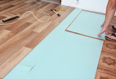 Tadilat işleri laminat döşeme. 