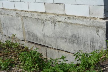 Vakfı beton duvar uder inşaat su yalıtımı olmadan