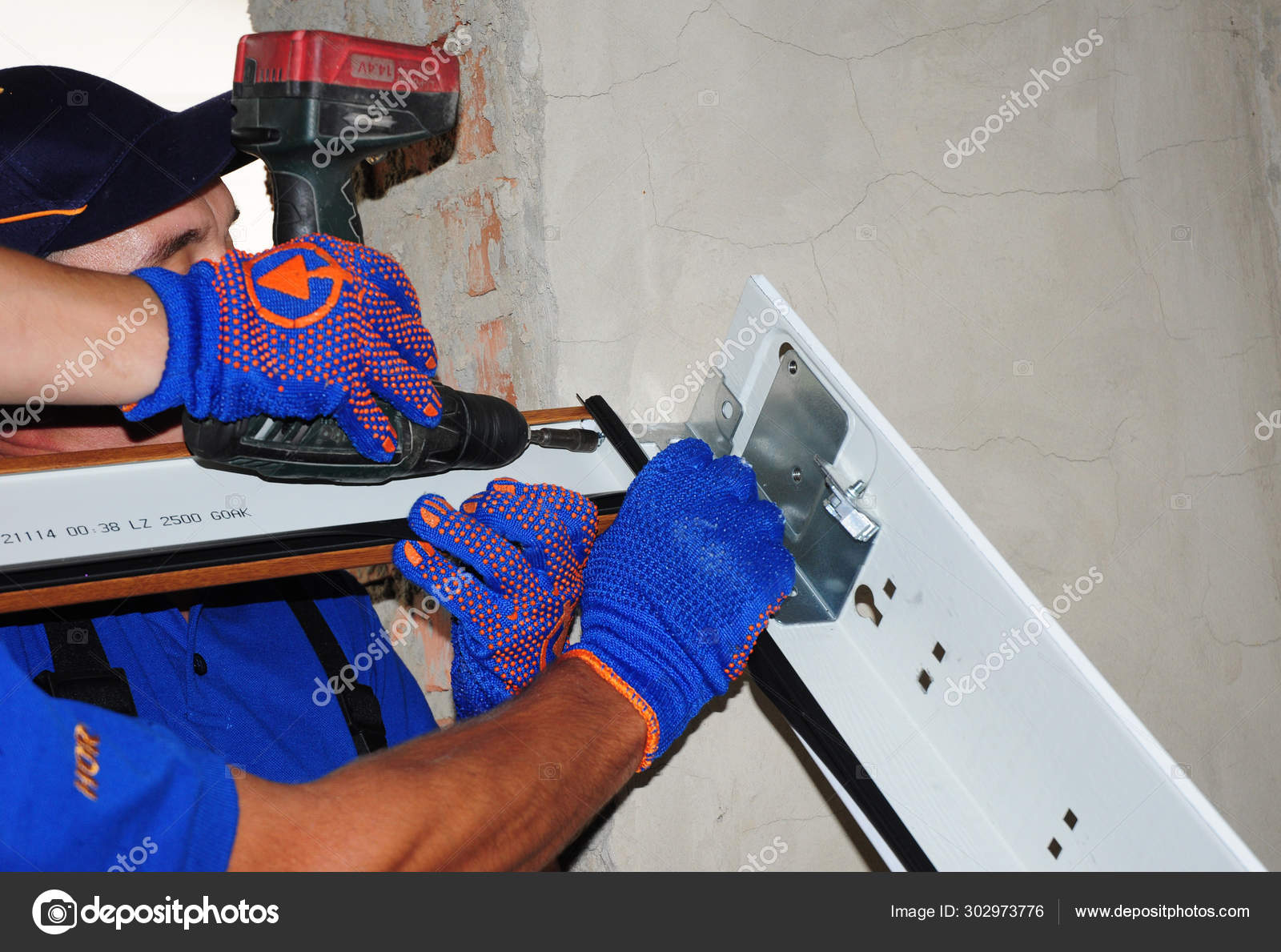 Kyiv Ukraine July 29 2019 Installing Repair Insulating