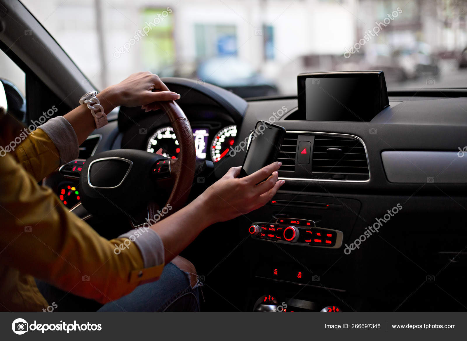 Car Front Panel Close Stock Photo by ©blachkovsky 266697348