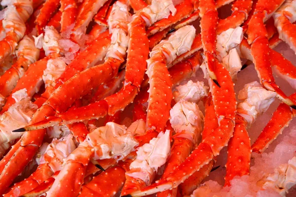 Färska Röda Havet Krabba Klo — Stockfoto