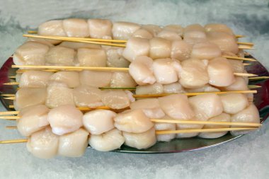 farklı etler balık şiş