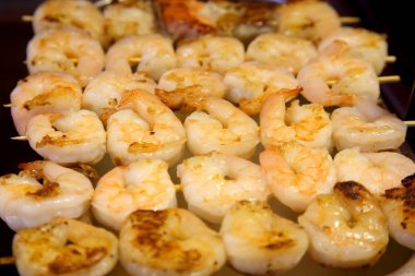 farklı karides mea şiş kebap