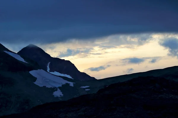 Terreno Montanhoso Noruega Parque Nacional Jotunheimen — Fotografia de Stock