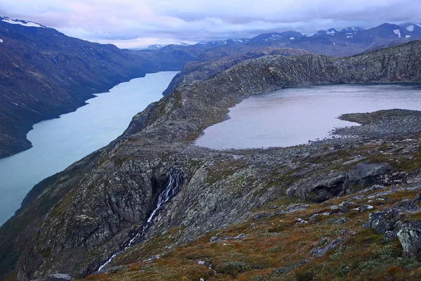 Вид Озеро Национальный Парк Йотунхеймен Норвегия — стоковое фото