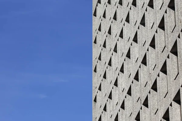 Gevel Van Het Gebouw Met Ramen — Stockfoto