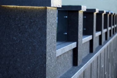 bir modern buildin mermer cephe