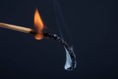 Koyu bir arkaplanda eşleşme