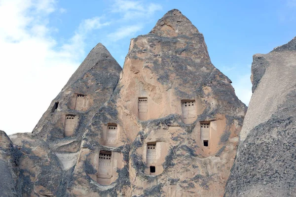 Wulkaniczne Skały Doliny Kapadocji Turcja — Zdjęcie stockowe