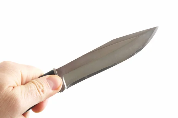 Kniv Händerna Man — Stockfoto